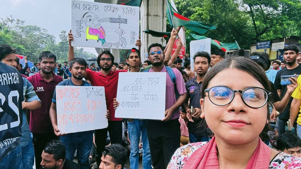 আন্দোলনে অংশগ্রহণ